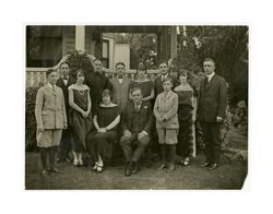 Isidore B. and Gertrude Reeve Dockweiler with their children, circa 1920s