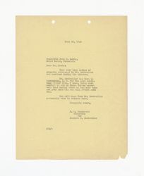 Letter from J. C. Humphreys to John S. Leahy, July 22, 1942