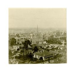 Old Los Angeles showing home of Margaretha Sugg Dockweiler