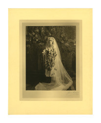 Mary Dockweiler wedding portrait, circa 1921