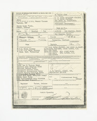 Notice of separation from U. S. Naval Service for Edward Vincent Dockweiler, August 31, 1949