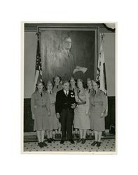 Isidore B. Dockweiler with American Red Cross personnel