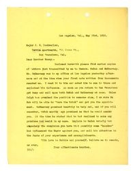 Letter from Isidore B. Dockweiler to John Henry Dockweiler, May 23, 1912