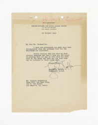 Letter from Alfred J. Bolton to Isidore B. Dockweiler, October 25, 1943