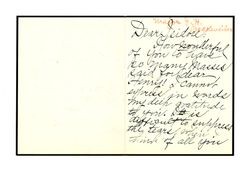 Letter from Mattie to Isidore B. Dockweiler, circa 1942