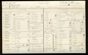 WPA household census for 122 E 98TH STREET, Los Angeles