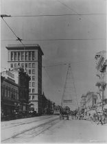 "Santa Clara St., looking west from First, 1910"
