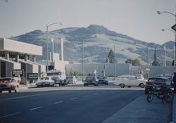 View of Mount Taylor from Santa Rosa Ave. at First Street