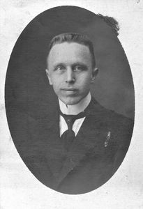 Niels Buch, b. 24.12.1890 in Skibet sogn by Vejle. Cand. Theol. 1914. YMCA Secretary, Silkeborg