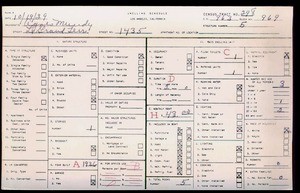 WPA household census for 1435 LE GRANDE, Los Angeles County