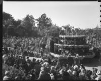 "Fountain of Youth" float at the Tournament of Roses Parade, Pasadena, 1936