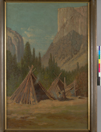 [Indian Encampment in Yosemite Valley]