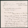 Louise W. Conklin letter to Schumann-Heink