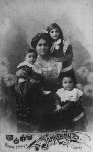 Armenian woman and children