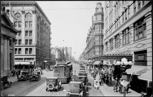 Main Street North from Fourth St., 1924