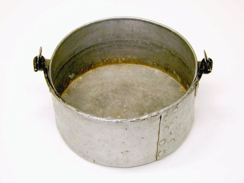 Handmade metal cooking pot