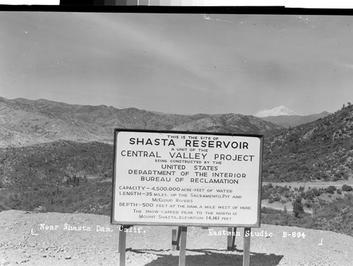 Near Shasta Dam, Calif