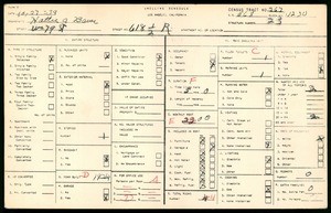 WPA household census for 618 1/2 W 79TH ST, Los Angeles County