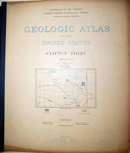 Geologic Atlas of the United States : Clifton folio, Arizona