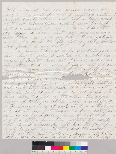 Letter to J.E. from William J. Pleasants