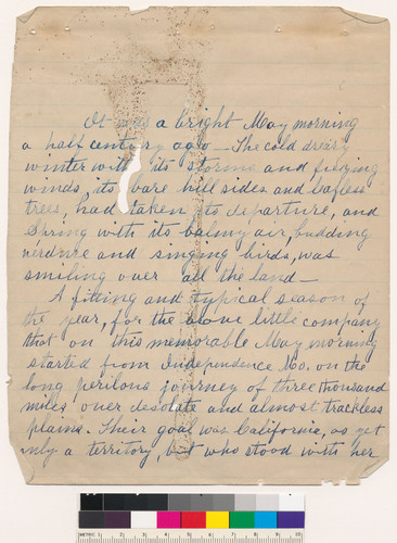 The Garey family overland trip from Missouri to California, 1850-1852