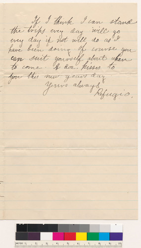 Letter to J.E. from Mary