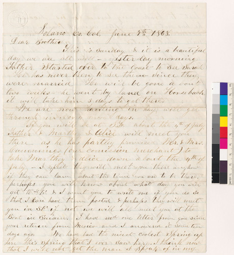 Letter to J.E. from William J. Pleasants