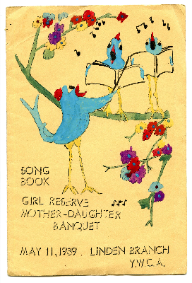 Song book girl reserve mother-daughter banquet