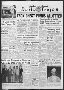 Daily Trojan, Vol. 46, No. 104, March 24, 1955