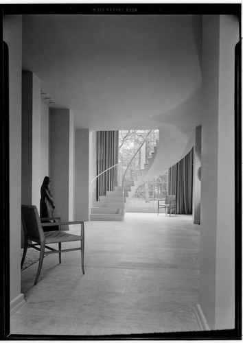 Parten, Jubal Richard, residence. Interior and Architectural detail