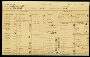 WPA household census for 1064 W 7TH, Los Angeles