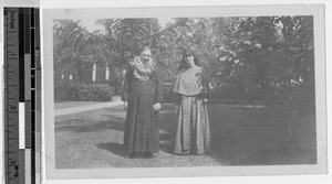 Father James A. Walsh, MM, and Sister Veronica Hartman, MM, Punahou, Honolulu, Hawaii, ca.1930