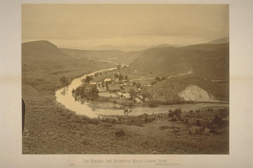 The Merimac and Brunswick Mills - Carson River