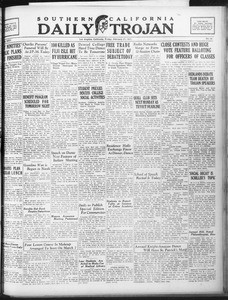 Daily Trojan, Vol. 22, No. 96, February 27, 1931
