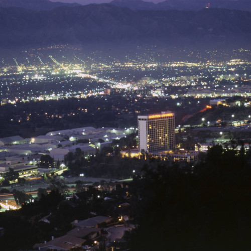 Universal Studios from Mulholland Drive