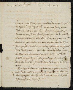 Voltaire, letter, 1764 Apr. 25, to d'Argental
