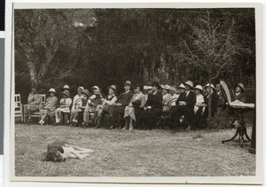 Participants of the mission festival, Addis Abeba, Ethiopia, 1938