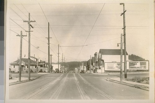 North on 20th Ave. from Judah St. Nov. 1926