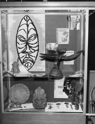 African Art exhibit, Hollywood Branch, view 3