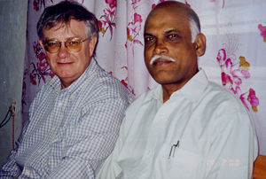 Vriddhachalam, Tamil Nadu, South India. Hospital Committee Meeting, 2000. Secretary General of