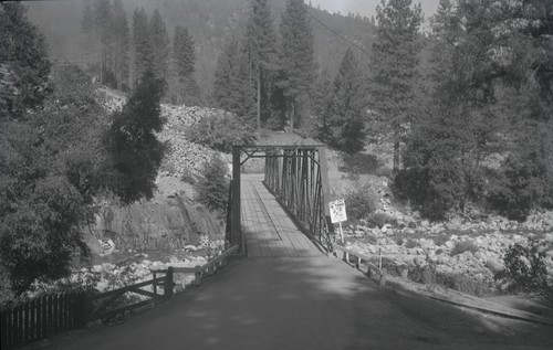 Bridge on the South Fork, Yuba River near Washington, Nevada County, California, SV-560