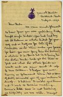 Letter from Eliza Morgan to Julia Morgan, July 10, 1890