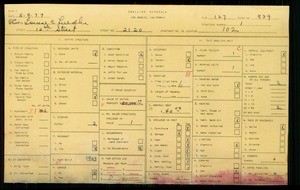 WPA household census for 2120 W 12TH STREET, Los Angeles