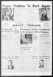 Daily Trojan, Vol. 50, No. 36, November 10, 1958