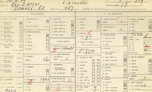 WPA household census for 457 S DOWNEY