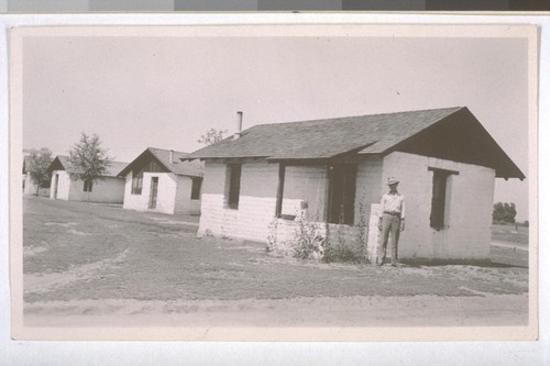 July, 1936. Kern County, Kern Lake District. Frick Ranch. Laborers' cabins