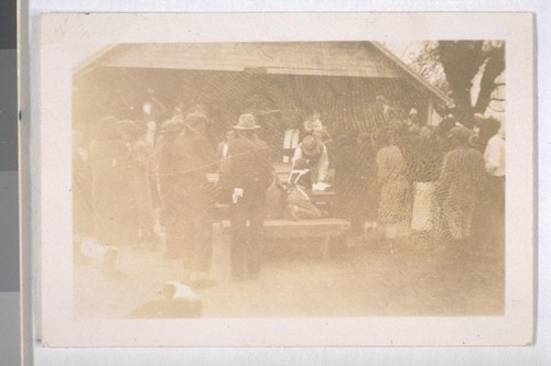 Spring, 1936, Kern County. Arvin Migratory Labor Camp