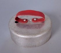 Biscuit cutter with red handle