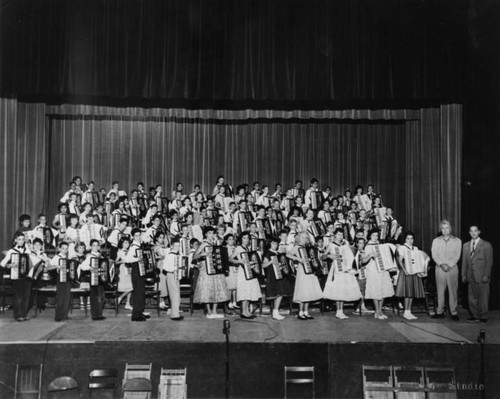 Accordion recital at Garfield High School