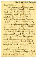 Correspondence to R.E. Jack from Howard Jack [Son]
